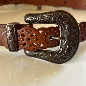 Studded Leather Belt